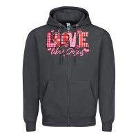 Smoke love like jesus la Zipper Hoodie - LillyAllenDesigns