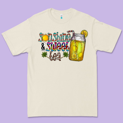 Sunshine & Sweet Tea Premium Tee Designed By Cowhidedigitalart