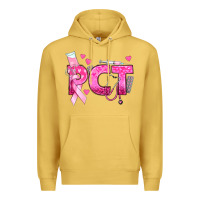 Antique Gold breast cancer pct patient care technician Premium Hoodie - texasbilliewilder