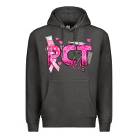 Charcoal Heather breast cancer pct patient care technician Premium Hoodie - texasbilliewilder