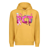 Mustard breast cancer pct patient care technician Premium Hoodie - texasbilliewilder
