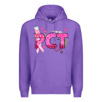 Purple breast cancer pct patient care technician Premium Hoodie - texasbilliewilder