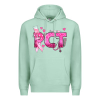 Seafoam breast cancer pct patient care technician Premium Hoodie - texasbilliewilder