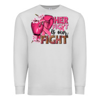 Dove Grey her fight is our fight Premium Sweatshirt - NancyCooperArtShop