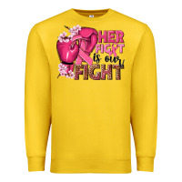 Lemon her fight is our fight Premium Sweatshirt - NancyCooperArtShop