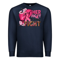 Navy her fight is our fight Premium Sweatshirt - NancyCooperArtShop