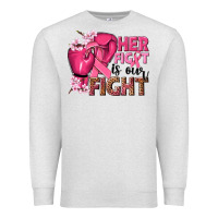 Oatmeal Heather her fight is our fight Premium Sweatshirt - NancyCooperArtShop