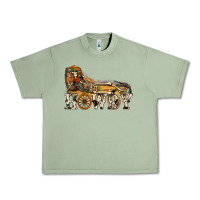 Oil Green howdy killer Urban Heavy Tee - NancyCooperArtShop