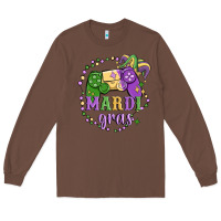 Chestnut mardi gras game Long Sleeve Tee - MaliasSmallBusiness