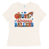 Bone busy raising ballers basketball Ladies Tee - Zillion Design Studio