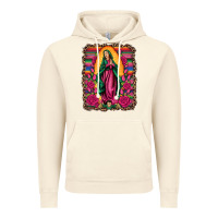Vintage Artic our lady of guadalupe serape background Vintage Hoodie - Artiststas