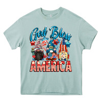 Arona God blessed America gnomes 4th of July Heavy Core Tee - CowGirlArtShop