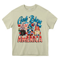 God Blessed America Gnomes 4th Of July Heavy Core Tee | Teevron