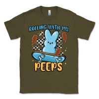 Army Green skateboard bunny Classic Tee - MaliasSmallBusiness