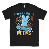 Black skateboard bunny Classic Tee - MaliasSmallBusiness
