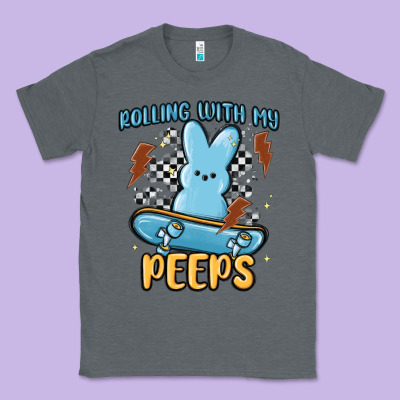Skateboard Bunny Classic Tee Designed By Maliassmallbusiness