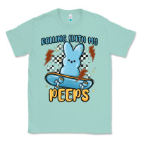 Seafoam skateboard bunny Classic Tee - MaliasSmallBusiness