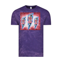 Cloud Purple western mama Vintage Tee - BarkalooDesign