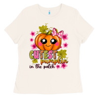 Bone Cutest Pumpkin In The Patch Ladies Tee - texasbilliewilder
