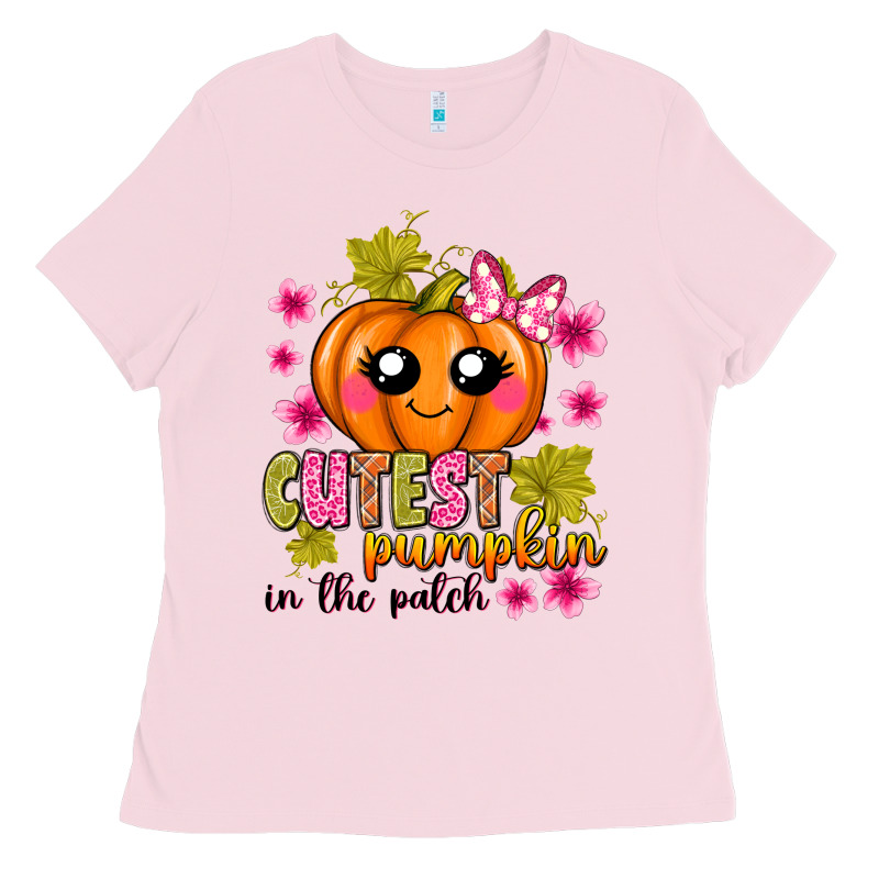 Cutest Pumpkin In The Patch Ladies Tee by texasbilliewilder | Teevron