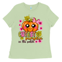 Matcha Cutest Pumpkin In The Patch Ladies Tee - texasbilliewilder