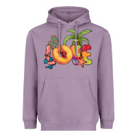 Lavender Love peach summer Heavyweight Hoodie - NancyCooperArtShop