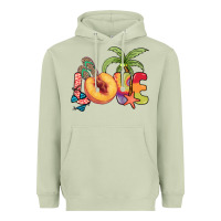 Matcha Love peach summer Heavyweight Hoodie - NancyCooperArtShop