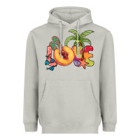 Moon Dust Love peach summer Heavyweight Hoodie - NancyCooperArtShop