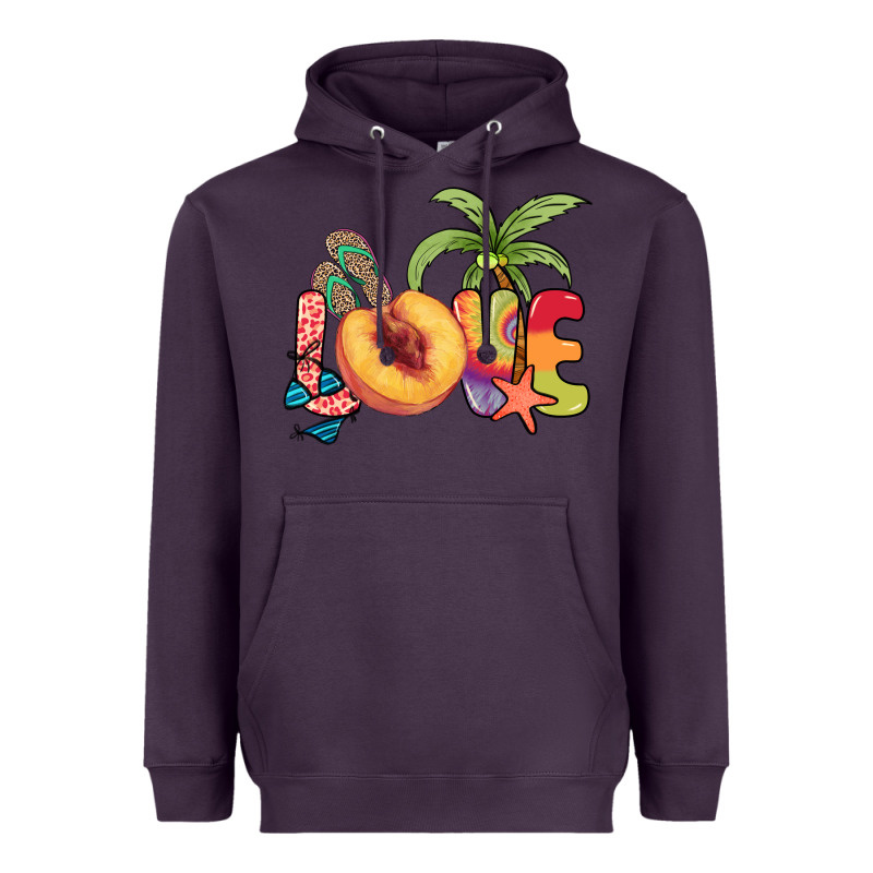 Love Peach Summer Heavyweight Hoodie by NancyCooperArtShop | Teevron