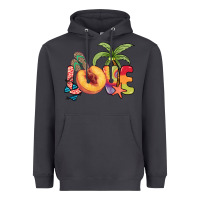 Smoke Love peach summer Heavyweight Hoodie - NancyCooperArtShop