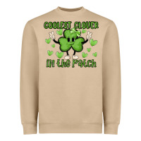 Mushroom coolest clover to pinch Heavyweight Sweatshirt - MaliasSmallBusiness