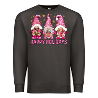 Smoke Happy holidays with gnomes Premium Sweatshirt - NancyCooperArtShop