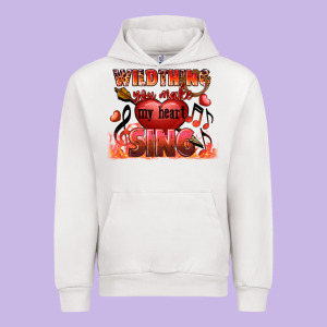 Valentine's Day Wild Thing You Make My Heart Sing Urban Hoodie Designed By Fadigitalartstudio