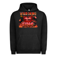 Pigment Black Valentine's Day wild thing you make my heart sing Urban Hoodie - FaDigitalArtStudio