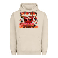 Pigment French Oak Valentine's Day wild thing you make my heart sing Urban Hoodie - FaDigitalArtStudio