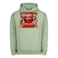 Pigment Oil Green Valentine's Day wild thing you make my heart sing Urban Hoodie - FaDigitalArtStudio