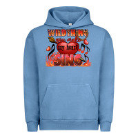 Pigment Pebble Blue Valentine's Day wild thing you make my heart sing Urban Hoodie - FaDigitalArtStudio