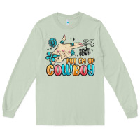 Matcha western turquoise put em up cowboy Long Sleeve Tee - MaliasSmallBusiness