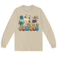 Mushroom western turquoise put em up cowboy Long Sleeve Tee - MaliasSmallBusiness