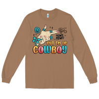 Toasted Coconut western turquoise put em up cowboy Long Sleeve Tee - MaliasSmallBusiness