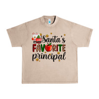 French Oak santa's favorite principal Urban Heavy Tee - AdoDesignShop