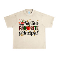 Sandshell santa's favorite principal Urban Heavy Tee - AdoDesignShop