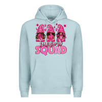 Blue Mist breast cancer afro gnomies support squad Premium Hoodie - texasbilliewilder