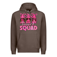 Coffee breast cancer afro gnomies support squad Premium Hoodie - texasbilliewilder
