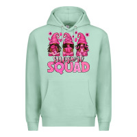 Seafoam breast cancer afro gnomies support squad Premium Hoodie - texasbilliewilder