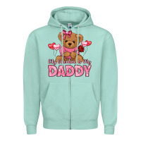 Seafoam my valentine is my daddy Zipper Hoodie - LillyAllenDesigns