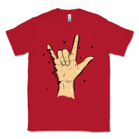 Red love needs no words Classic Tee - MaliasSmallBusiness