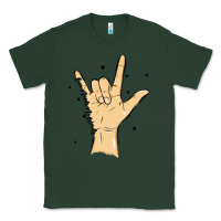 Sports Green love needs no words Classic Tee - MaliasSmallBusiness
