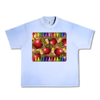 Grape Ice Teacher Crayons And Apples Urban Heavy Tee - LillyAllenDesigns