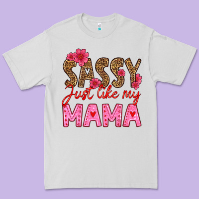 Sassy Just Like My Mama Premium Tee Designed By Hra Design Shop
